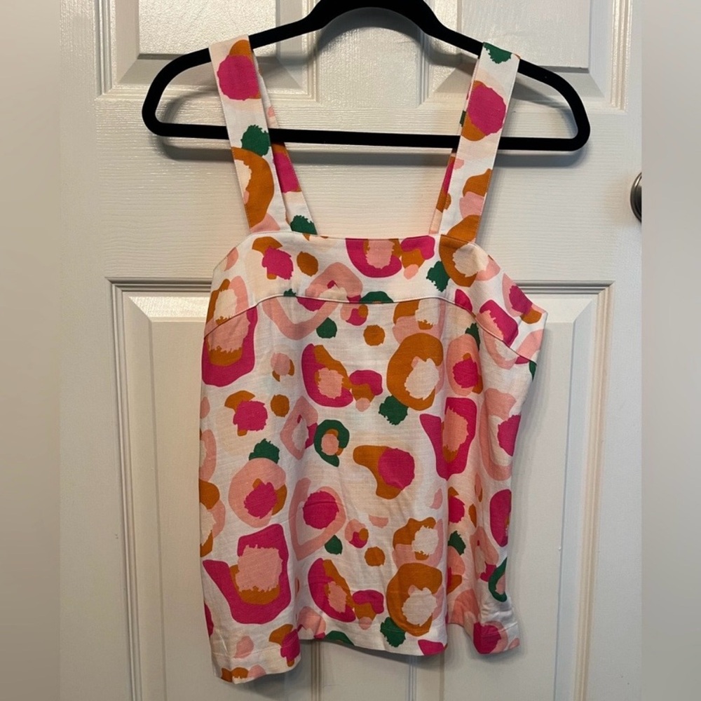 NWT Emily McCarthy Julia Cheetah
Spot Linen Tank